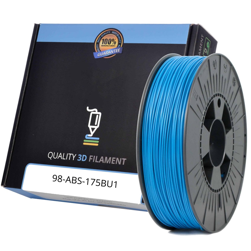 Compatible ABS 1.75mm Blue 1kg 3D Filament (ABS175BU1)