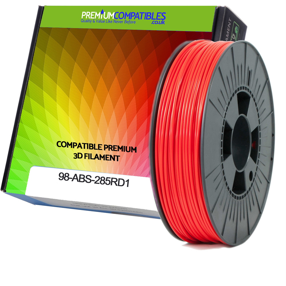 Compatible ABS 2.85mm Red 0.5kg 3D Filament (98-ABS-285RD1)
