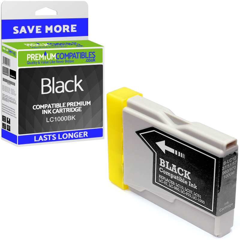 Compatible Brother LC1000BK Black Ink Cartridge (LC1000BK)