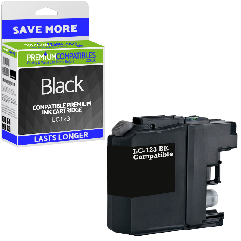 Compatible Brother LC123 Black Ink Cartridge (LC123BK)