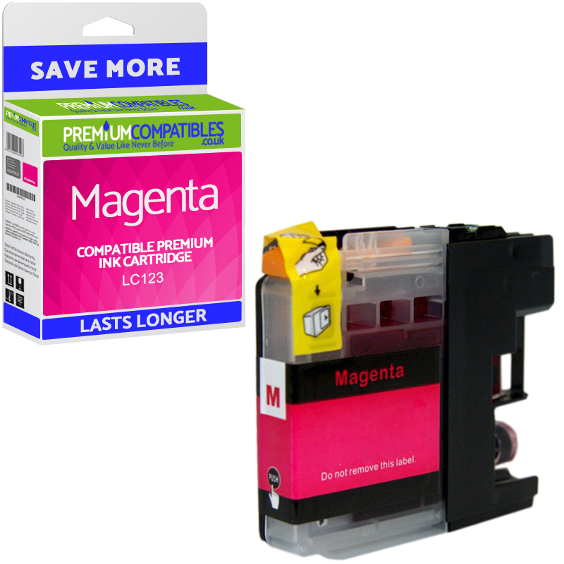 Compatible Brother LC123 Magenta Ink Cartridge (LC123M)