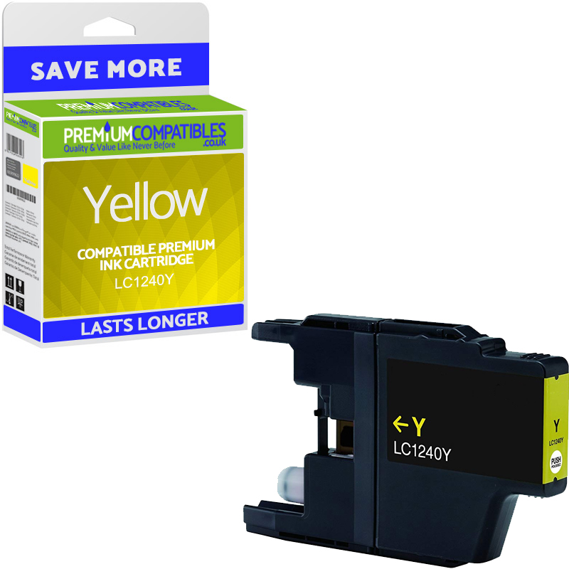 Compatible Brother LC1240Y Yellow High Capacity Ink Cartridge (LC1240Y)