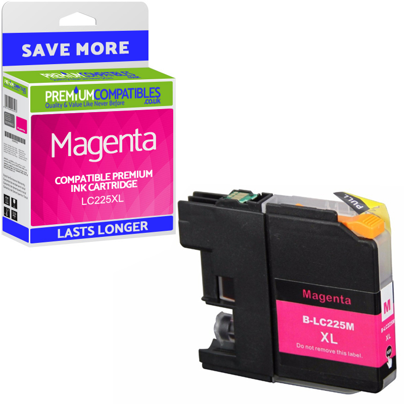 Compatible Brother LC225XL Magenta High Capacity Ink Cartridge (LC225XLM)