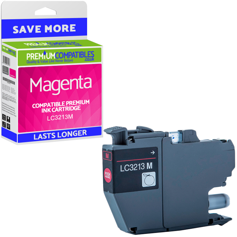 Compatible Brother LC3213M Magenta High Capacity Ink Cartridge (LC3213M)