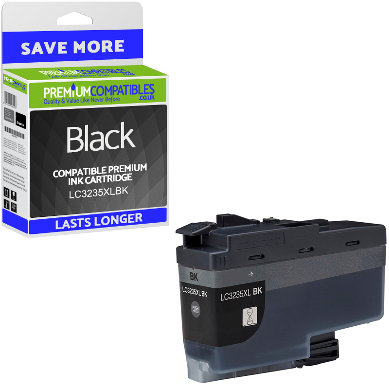 Compatible Brother LC3235XLBK Black High Capacity Ink Cartridge (LC3235XLBK)