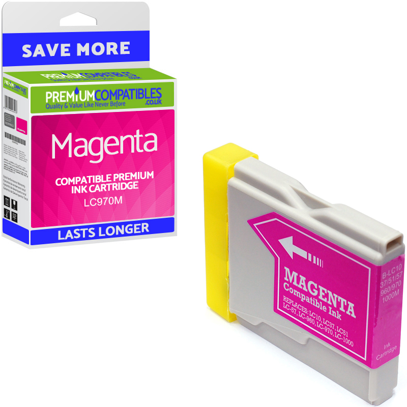 Compatible Brother LC970M Magenta Ink Cartridge (LC970M)