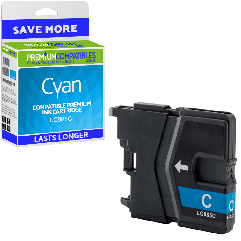 Compatible Brother LC985C Cyan Ink Cartridge (LC985C)