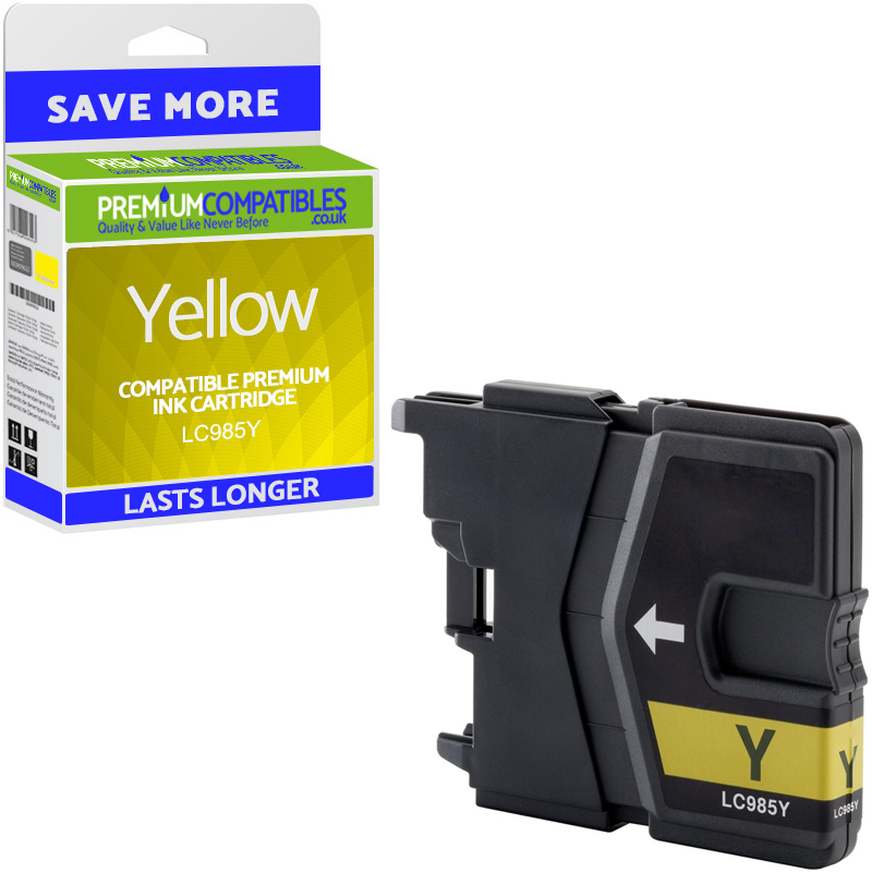Compatible Brother LC985Y Yellow Ink Cartridge (LC985Y)