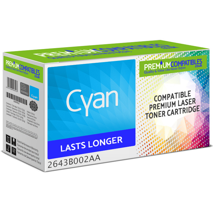 Compatible Canon 723 Cyan Toner Cartridge (2643B002AA)
