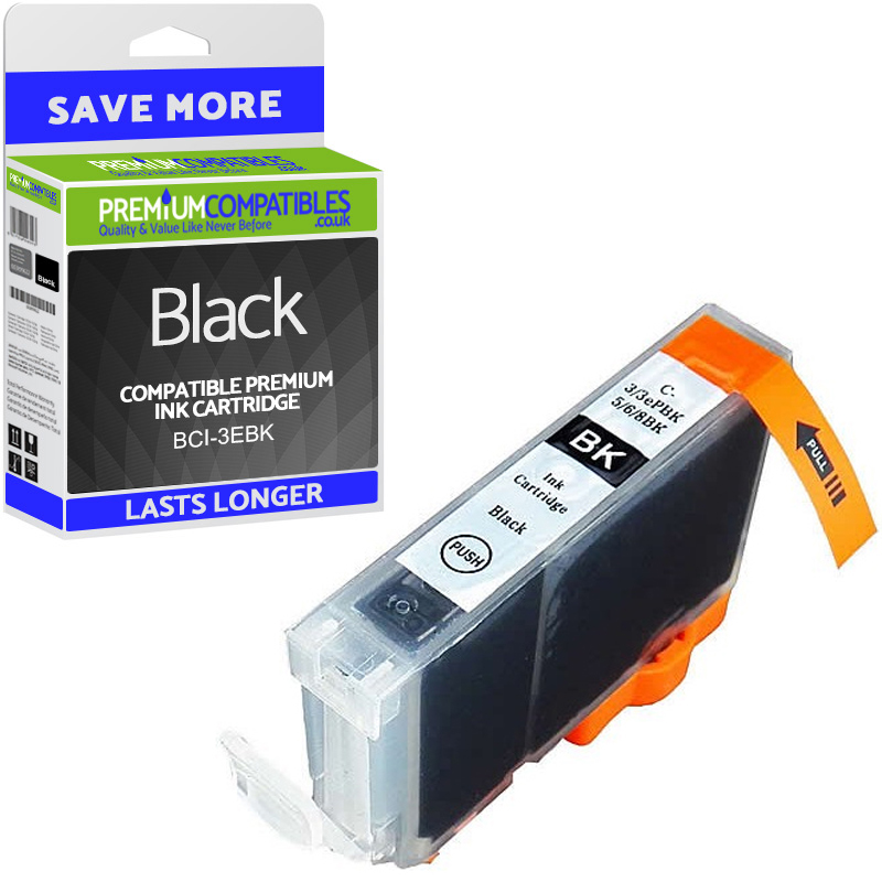 Compatible Canon BCI-3EBK Black Ink Cartridge (4479A002)
