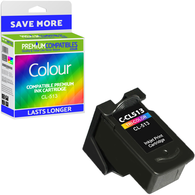 Premium Remanufactured Canon CL-513 Colour High Capacity Ink Cartridge (2971B001)