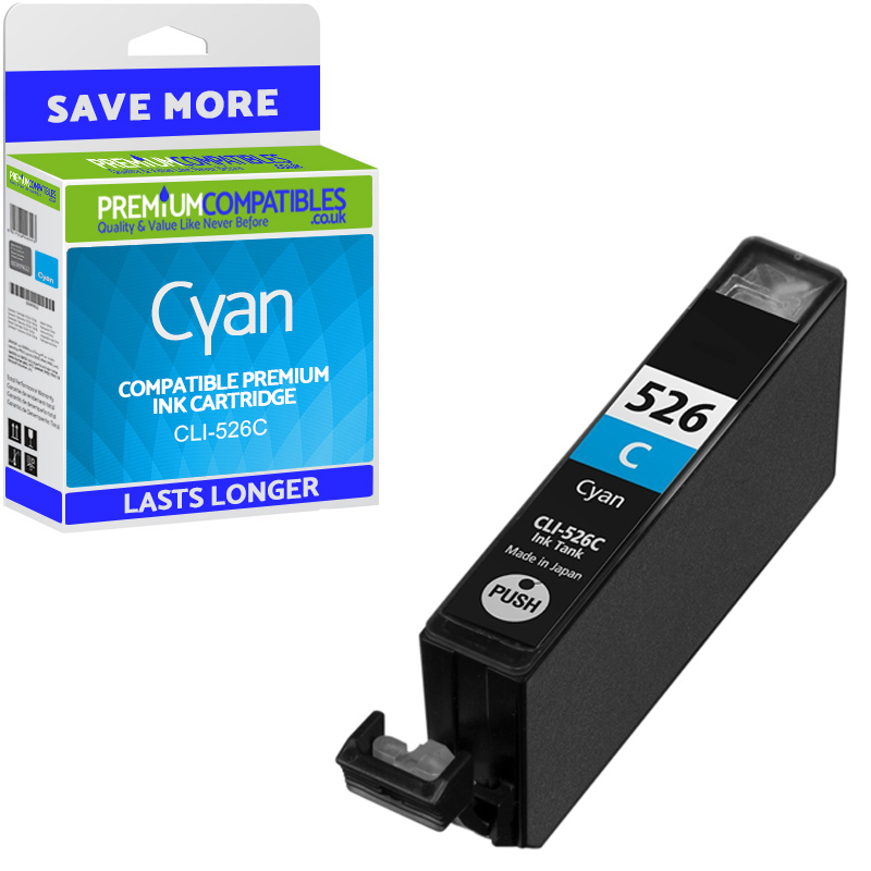 Compatible Canon CLI-526C Cyan Ink Cartridge (4541B001)