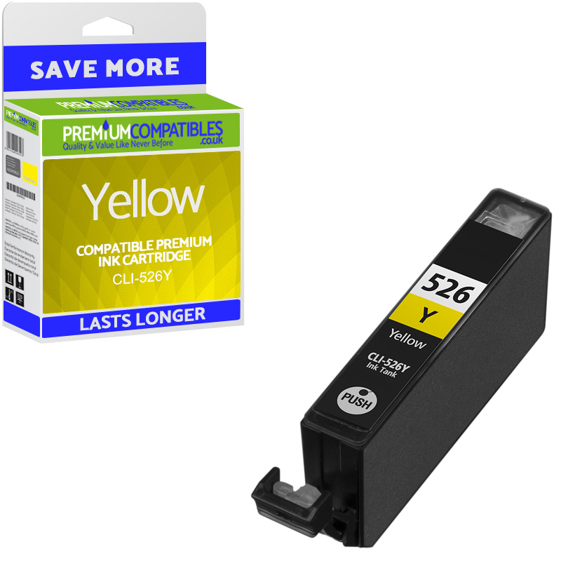 Compatible Canon CLI-526Y Yellow Ink Cartridge (4543B001)