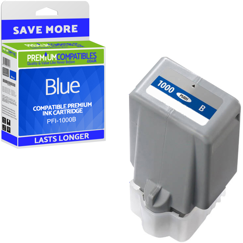 Compatible Canon PFI-1000B Blue Ink Cartridge (0555C001AA)