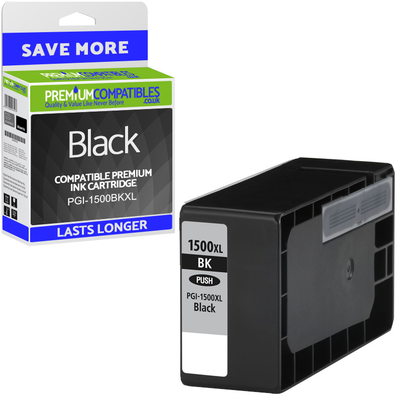 Compatible Canon PGI-1500BKXL Black High Capacity Ink Cartridge (9182B001)