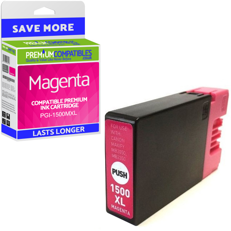 Compatible Canon PGI-1500MXL Magenta High Capacity Ink Cartridge (9194B001)