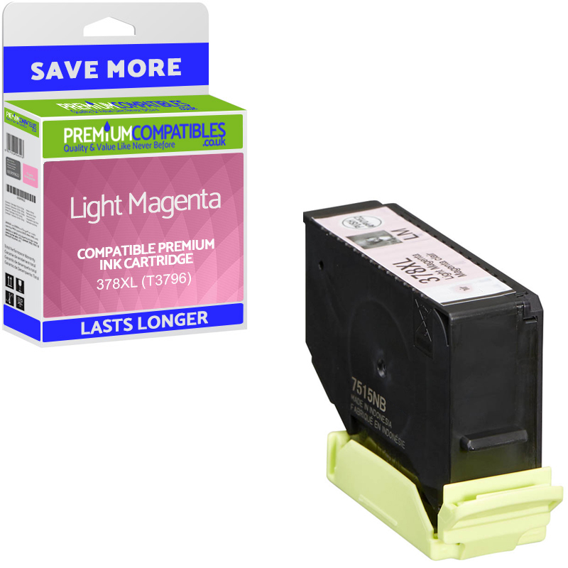 Compatible Epson 378XL Light Magenta High Capacity Ink Cartridge (C13T37964010) T3796 Squirrel
