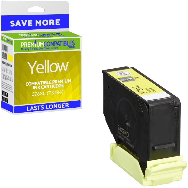Compatible Epson 378XL Yellow High Capacity Ink Cartridge (C13T37944010) T3794 Squirrel