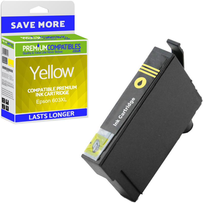 Compatible Epson 603XL Yellow High Capacity Ink Cartridge (C13T03A44010) T03A4 Starfish