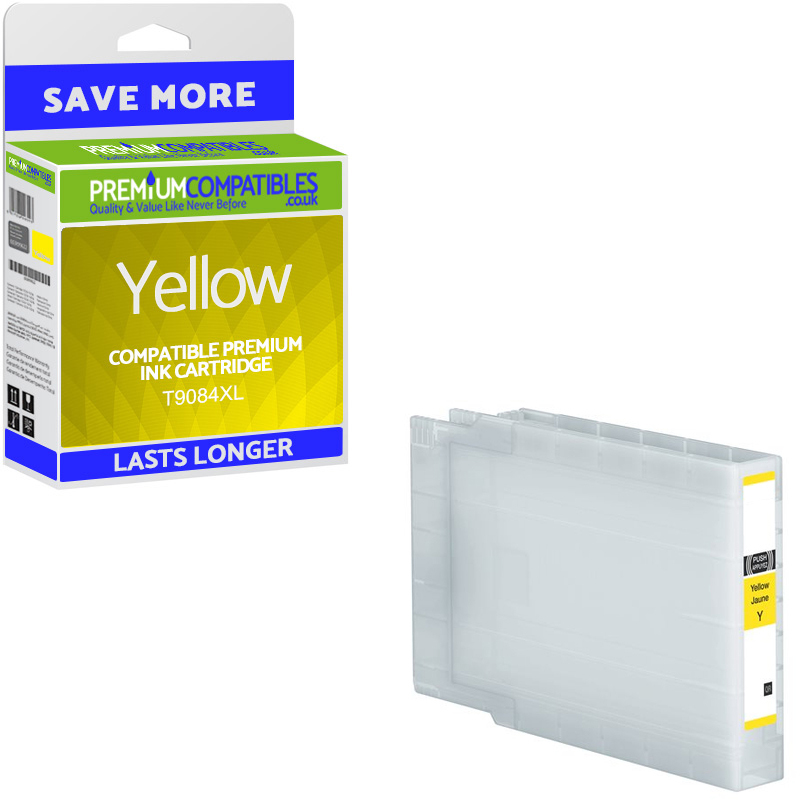 Compatible Epson T9084XL Yellow High Capacity Ink Cartridge (C13T908440)