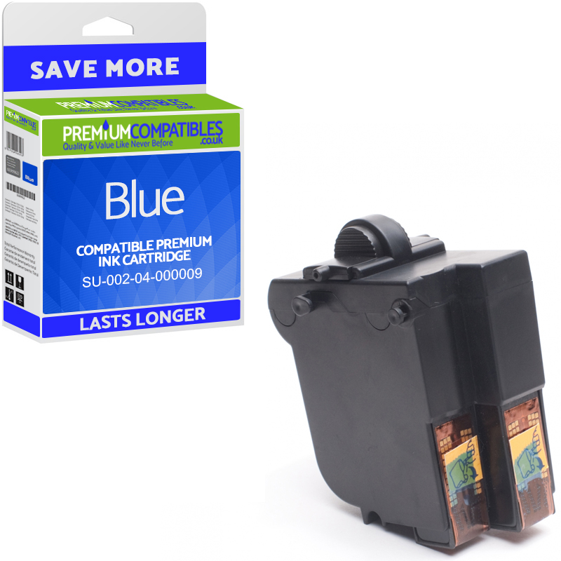 Premium Remanufactured Frama SU-002-04-000009 Blue Franking Ink Cartridge (10397-801)