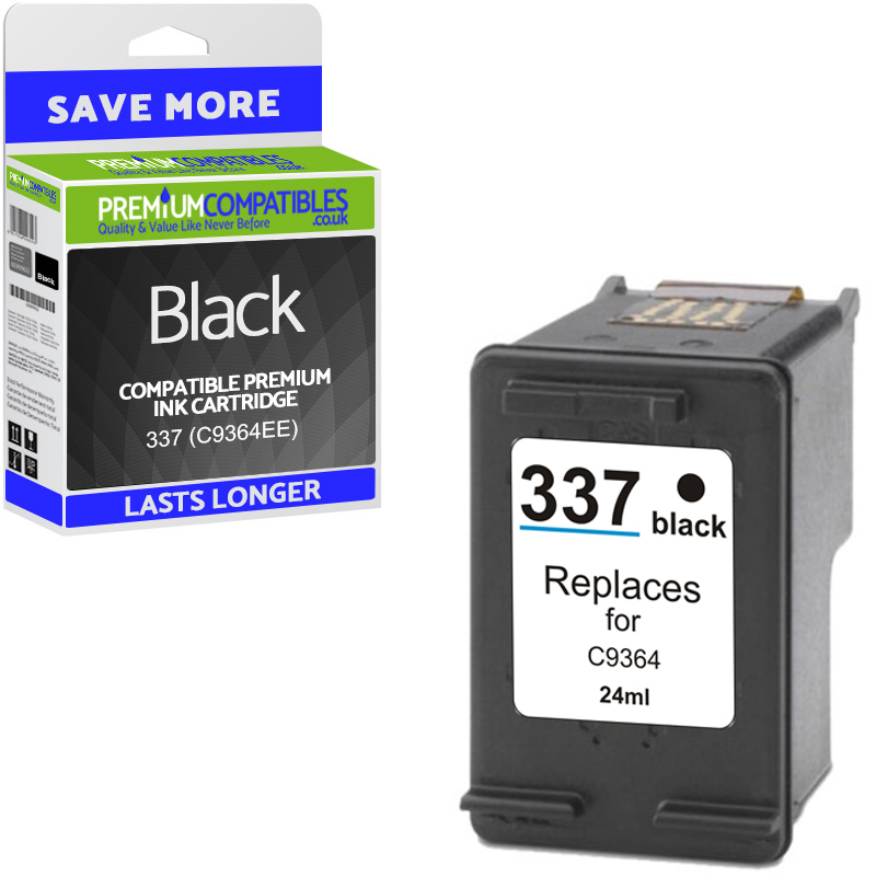 Premium Remanufactured HP 337 Black Ink Cartridge (C9364EE)