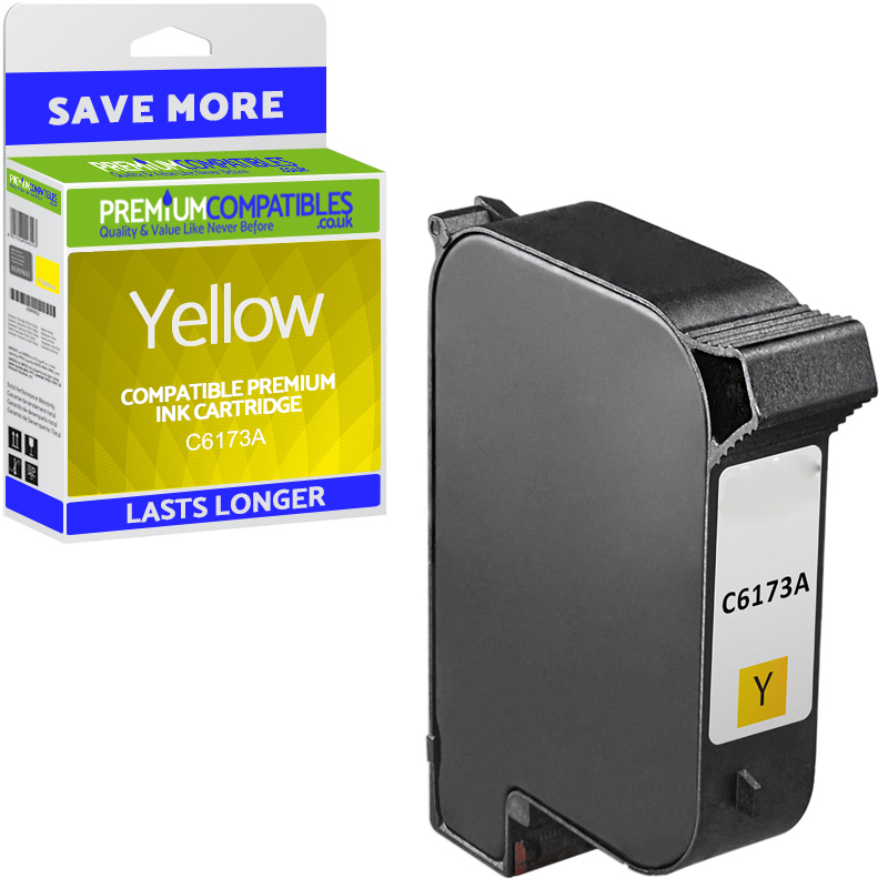 Premium Remanufactured HP C6173A Yellow Spot Colour Addressing Machine Ink Cartridge (10092-803)