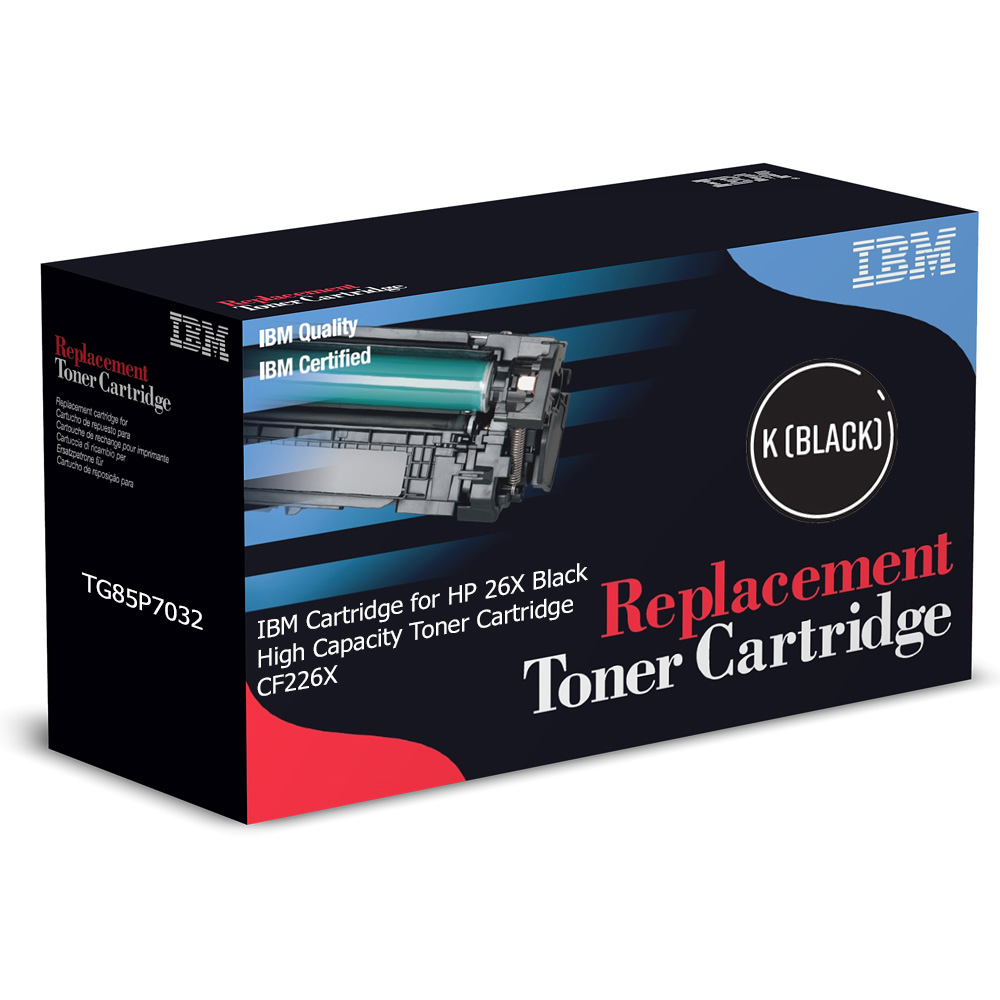IBM Ultimate HP 26X Black High Capacity Toner Cartridge (CF226X) (IBM TG85P7032)