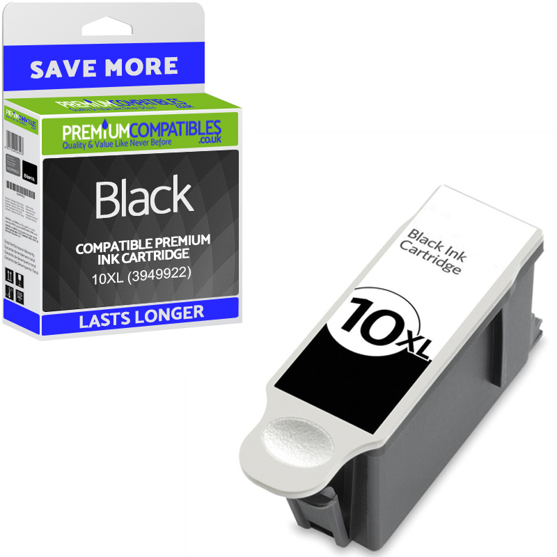 Compatible Kodak 10XL Black High Capacity Ink Cartridge (3949922)
