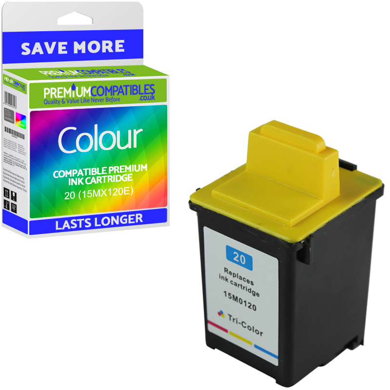 Premium Remanufactured Lexmark 20 Colour Ink Cartridge (15MX120E / 15M0120E)