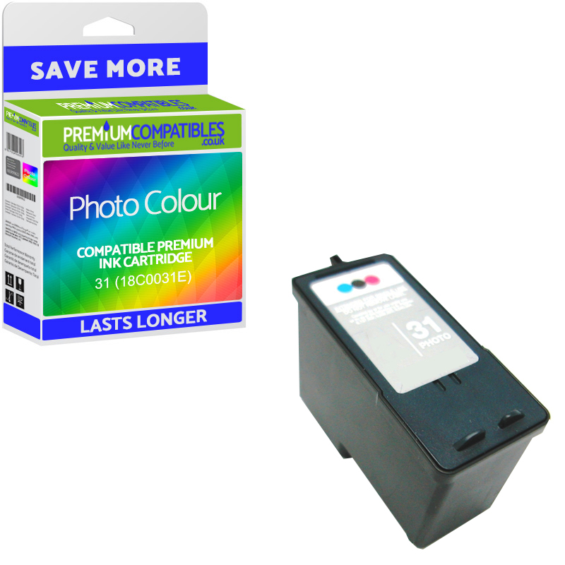 Premium Remanufactured Lexmark 31 Photo Colour Ink Cartridge (18C0031E)