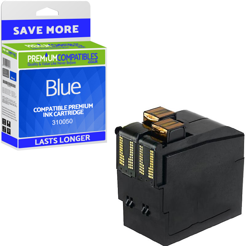 Premium Remanufactured Neopost 310050 Blue Franking Ink Cartridge (10244-801)