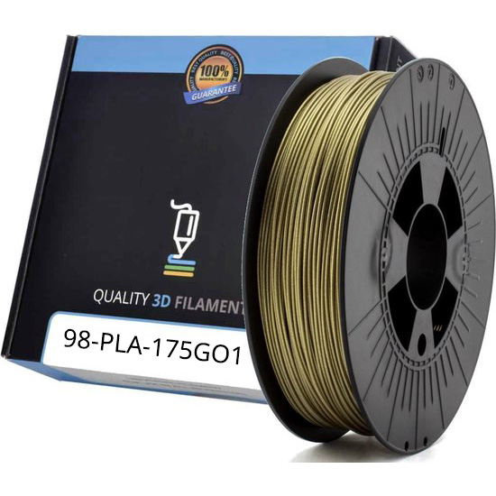 Compatible PLA 1.75mm Bronze Gold 1kg 3D Filament (PLA175GO1)