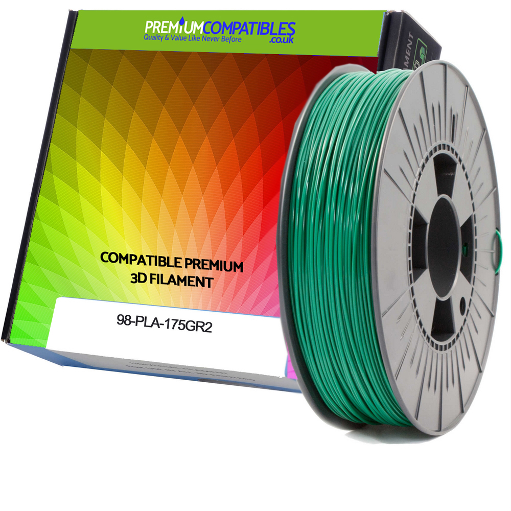 Compatible PLA 1.75mm Dark Green 0.5kg 3D Filament (98-PLA-175GR2)