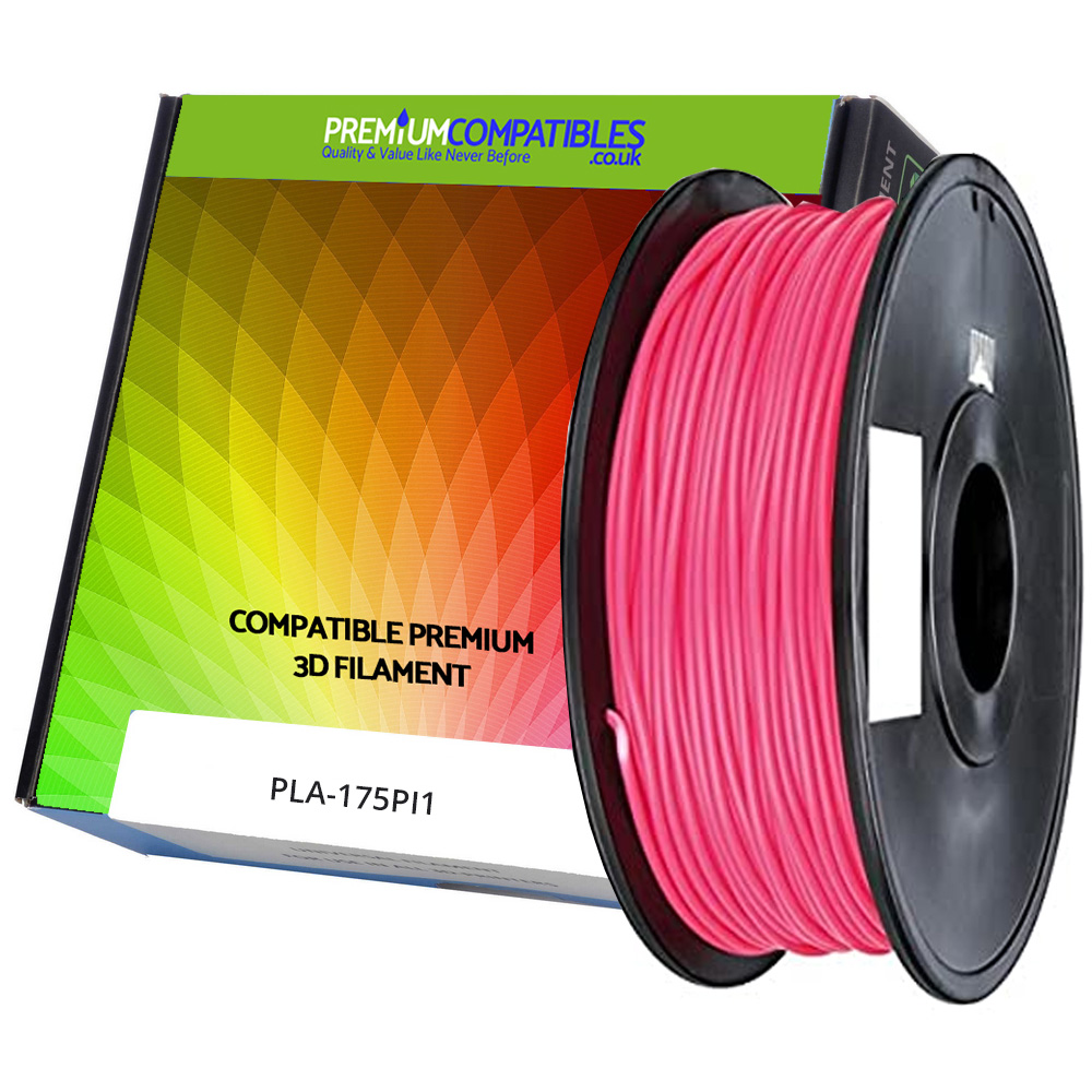 Compatible PLA 1.75mm Pink 1kg 3D Filament (PLA175PI1)