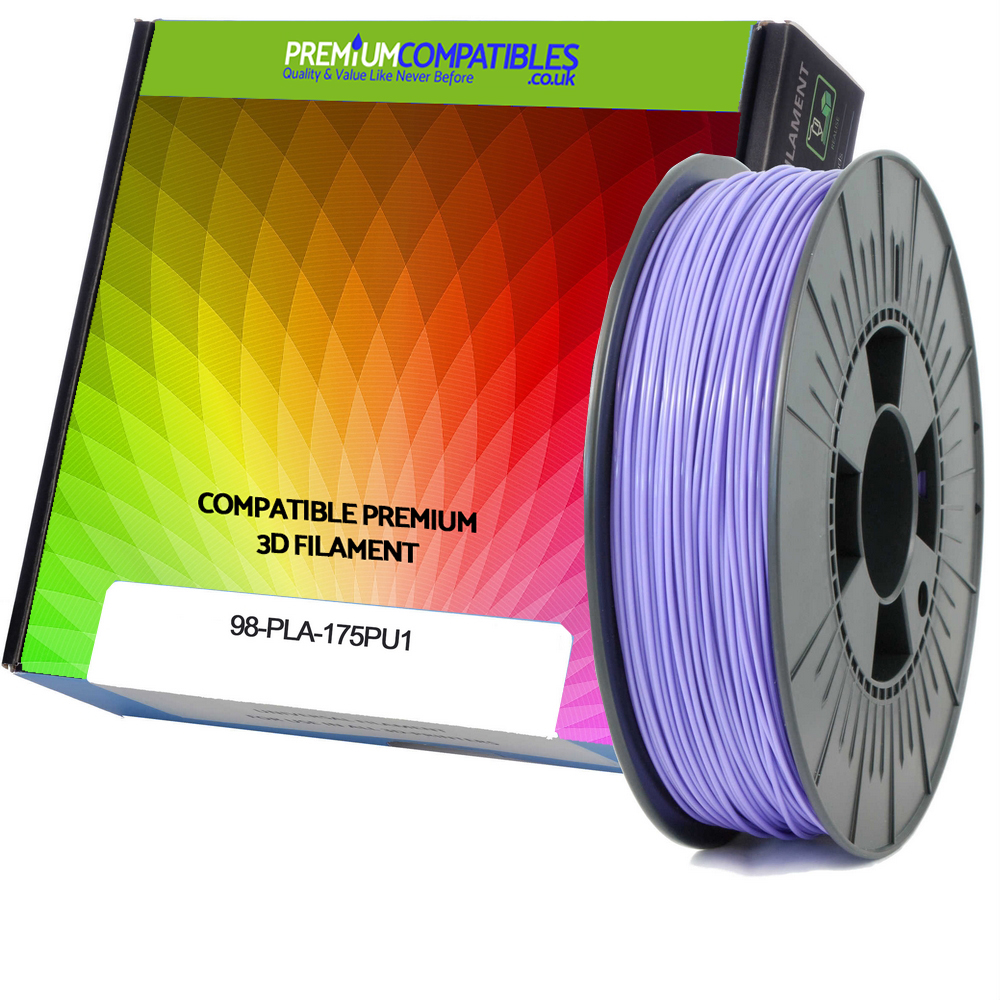 Compatible PLA 1.75mm Purple 0.5kg 3D Filament (98-PLA-175PU1)