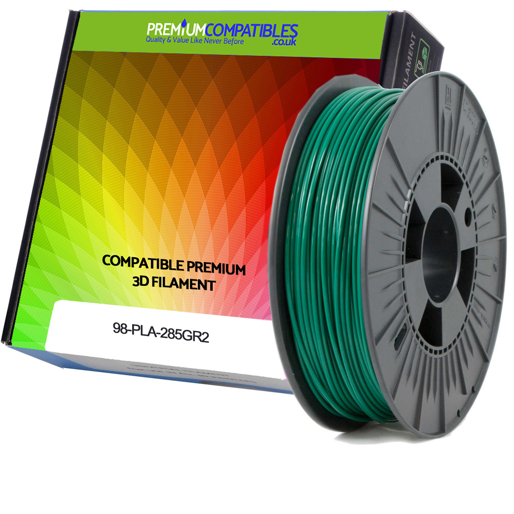 Compatible PLA 2.85mm Dark Green 0.5kg 3D Filament (98-PLA-285GR2)