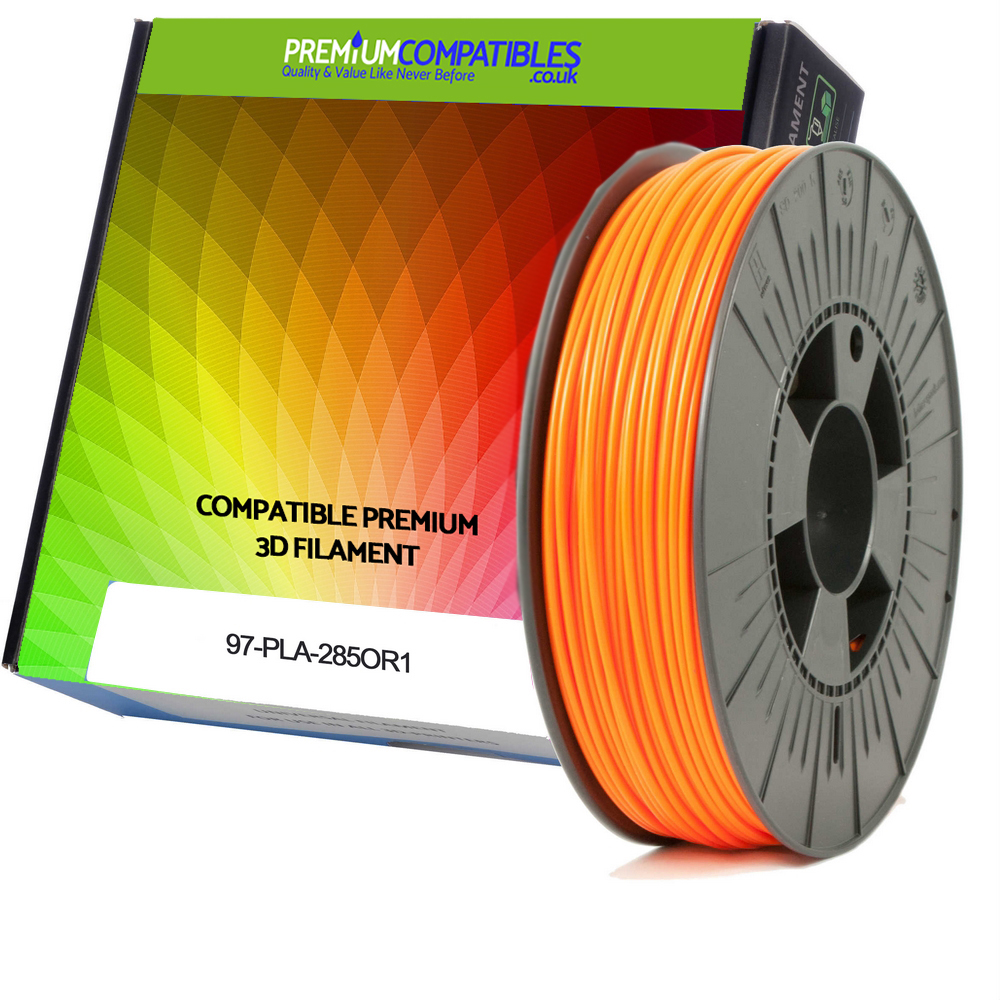 Compatible PLA 2.85mm Orange 1kg 3D Filament (97-PLA-285OR1)