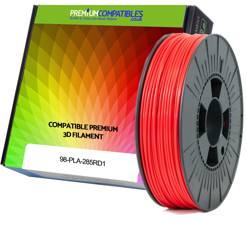 Compatible PLA 2.85mm Red 0.5kg 3D Filament (98-PLA-285RD1)