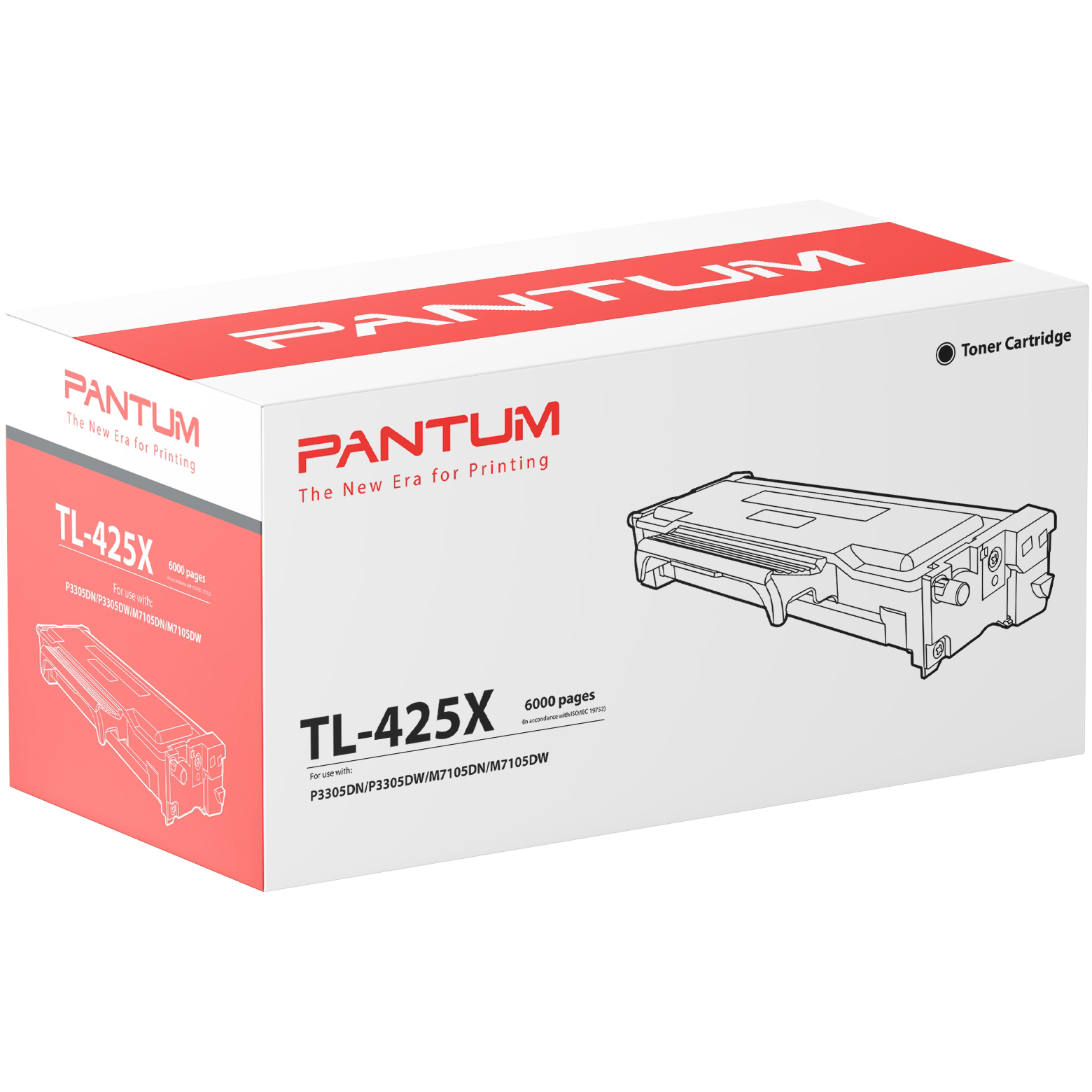 Original Pantum TL425X Black High Capacity Toner Cartridge (TL-425X)