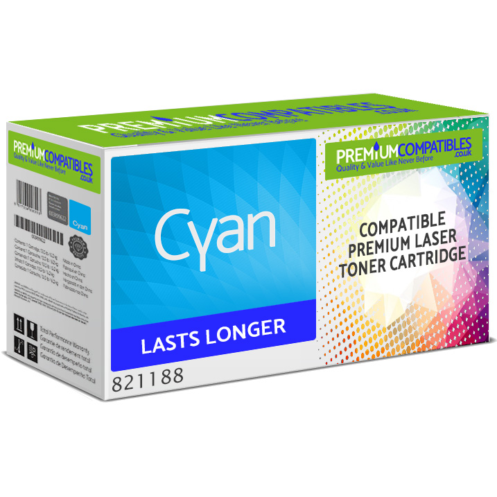 Compatible Ricoh 841188 Cyan Toner Cartridge (821188)