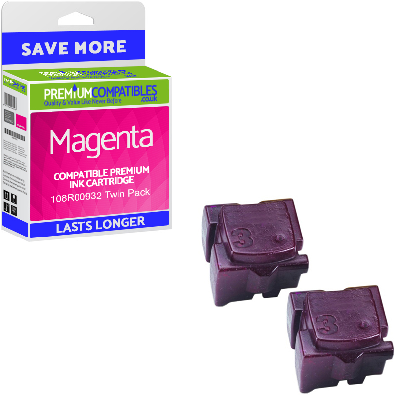 Compatible Xerox 108R00932 Magenta Twin Pack Solid Ink (108R00932)
