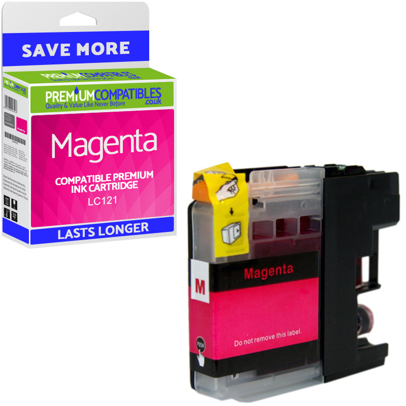 Compatible Brother LC121 Magenta Ink Cartridge (LC121M)
