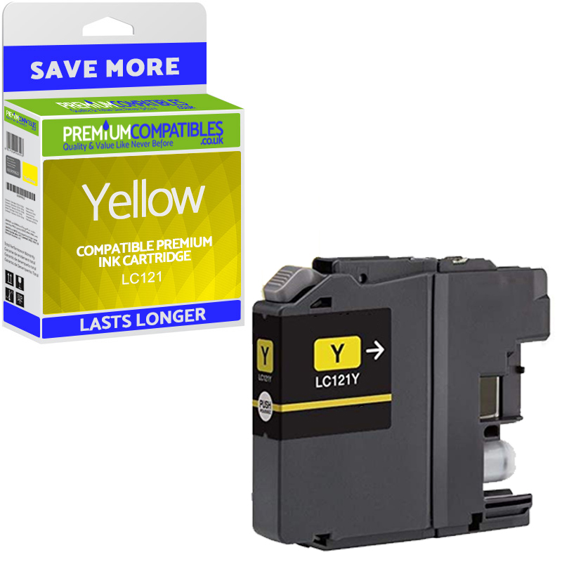 Compatible Brother LC121 Yellow Ink Cartridge (LC121Y)