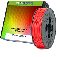 Compatible ABS 2.85mm Red 1kg 3D Filament (97-ABS-285RD1)