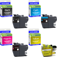 Compatible Brother LC3217 CMYK Multipack Ink Cartridges (LC3217BK/C/M/Y)