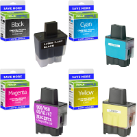 Compatible Brother LC900 CMYK Multipack Ink Cartridges (LC900BK/C/M/Y)