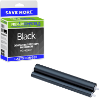 Compatible Brother PC-400RF Black Thermal Transfer Roll (PC-400RF)