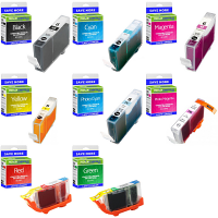 Compatible Canon BCI-6 Multipack Set Of 8 Ink Cartridges (BCI-6BK /C/M/Y/PC/PM/R/G)