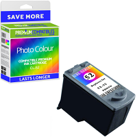 Premium Remanufactured Canon CL-52 Photo Colour Ink Cartridge (0619B001)